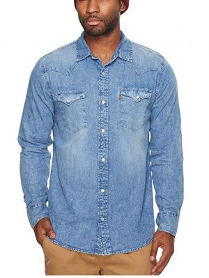 Джинсовая рубашка Levis Barstow Western
