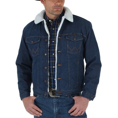 Джинсовая куртка c меховой подкладкой Wrangler Western Sherpa