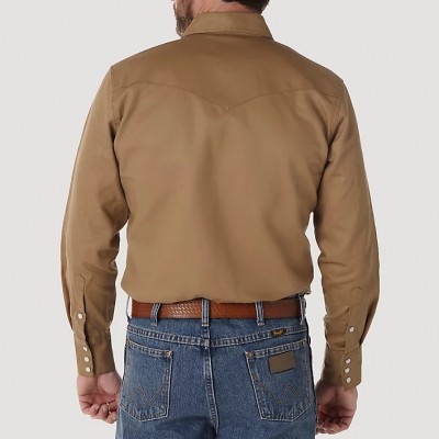 Рубашка Wrangler Cowboy Cut Firm Finish Western Snap - Rawhide