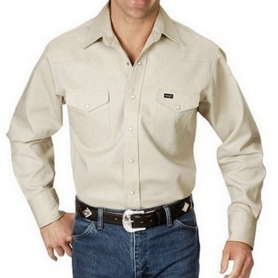 Рубашка Wrangler Cowboy Cut Firm Finish Western Snap Stone Shirts