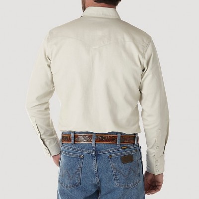 Рубашка Wrangler Cowboy Cut Firm Finish Western Snap Stone Shirts