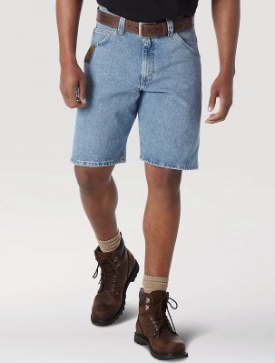 Джинсовые шорты Wrangler RIGGS Workwear Carpenter Vintage Indigo