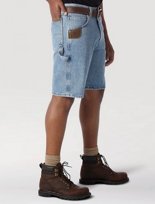 Джинсовые шорты Wrangler RIGGS Workwear Carpenter Vintage Indigo