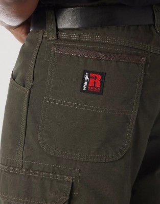 Шорты карго Wrangler RIGGS Workwear Ranger Ripstop - Loden