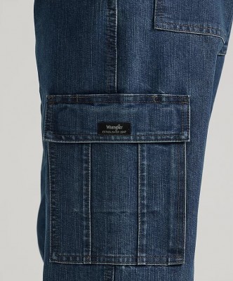 Брюки карго джинсовые Wrangler Cargo Denim Dark Stonewash