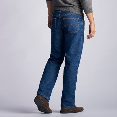 Джинсы на флисовой подкладке Lee Relaxed Fit - Dark Wash
