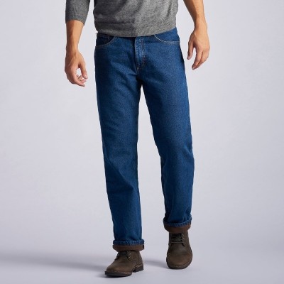 Джинсы на флисовой подкладке Lee Relaxed Fit - Dark Wash