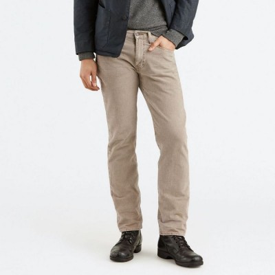 Джинсы вельветовые Levis 514 Straight Fit - Khaki