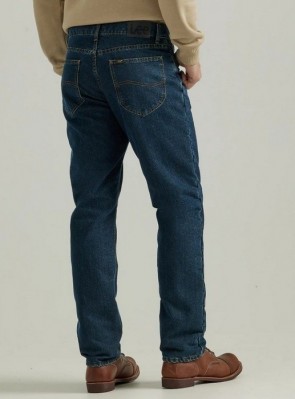 Джинсы зимние Lee Relaxed Fit Fleece Black Quartz Jeans