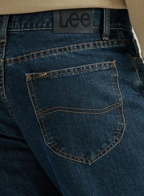 Джинсы зимние Lee Relaxed Fit Fleece Black Quartz Jeans