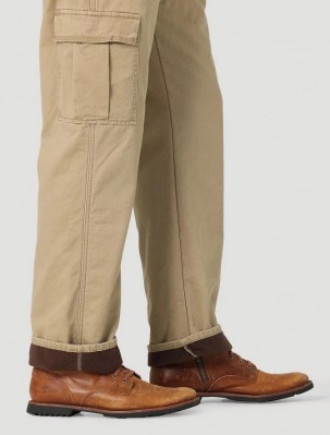 Брюки карго на флисовой подкладке Wrangler Khaki