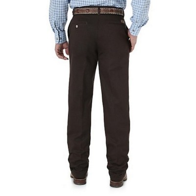 Брюки Wrangler Riata Pleated Front Relaxed Fit - Dark Brown
