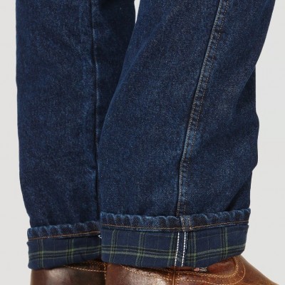 Джинсы с фланелевой подкладкой Wrangler 47MWZFS Performance Cowboy Cut Regular Fit FS Wash