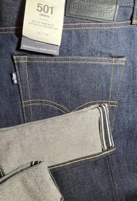 80s 501 Z Selvedge Jeans - Rigid