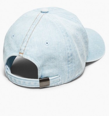 Джинсовая бейсболка Monogram Logo Calvin Klein Light Washed