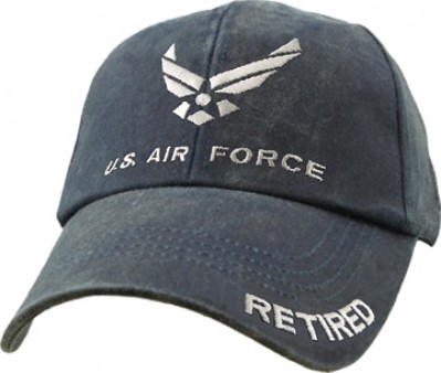 Бейсболка Eagle Crest US Air Force Retired - Washed Dark Navy