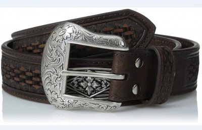 Кожаный ремень Nocona Industrial Concho Basket Belt