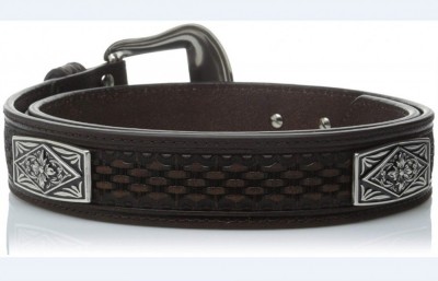 Кожаный ремень Nocona Industrial Concho Basket Belt