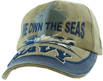Бейсболка Eagle Crest Navy We Own The Seas Khaki