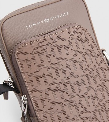 Сумка кожаная Reporter Leather Tommy Hilfiger - City Taupe