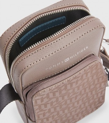 Сумка кожаная Reporter Leather Tommy Hilfiger - City Taupe