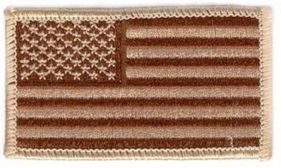 Нашивка Eagle Crest USA Flag Camo 1 3/4 x 3"