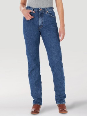 Джинсы женские Wrangler 14MWZ Cowboy Cut Slim Fit - Stonewash