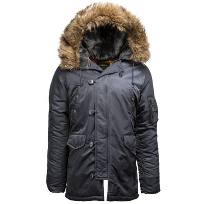 Куртка Аляска N-3B Slim Fit Parka Alpha Industries - Steel Blue