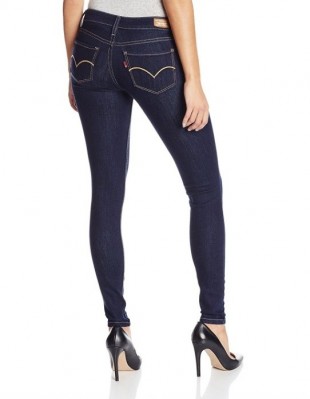 535 Womens Super Skinny Jeans Rinse