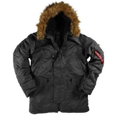 Куртка Аляска N-3B Parka Alpha Industries - чорна