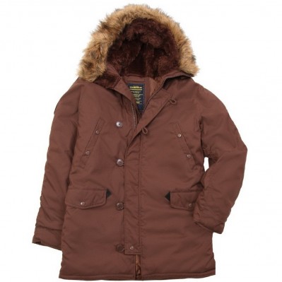 Куртка Аляска Altitude Parka Alpha Industries - коричневий
