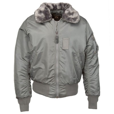 Куртка бомбер Alpha Industries B-15 - Gun Metal