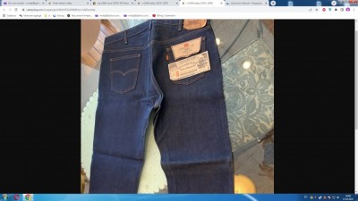505 Vintage Orange Tab Regular Fit Straight Leg Jeans (1980-90-е) made in USA