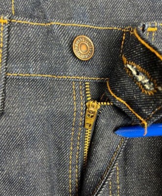 505 Vintage Orange Tab Regular Fit Straight Leg Jeans (1980-90-е) made in USA