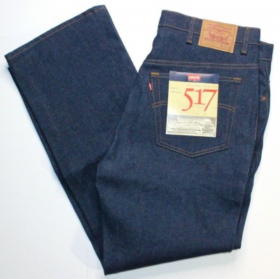 517 Vintage (1987) Original Red Tab Boot Cut Jeans Rigid (made in USA)