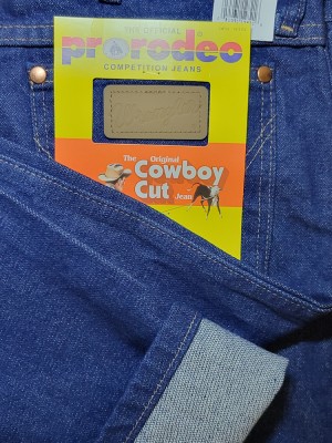 Джинсы Wrangler 13MWZ Original Fit Cowboy Cut - тёмно-синие (Prewashed Indigo)