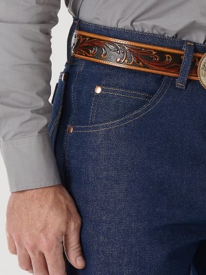 Джинсы Wrangler 31MWZDN Cowboy Cut Relaxed Fit - тёмно-синие (Rigid Indigo)