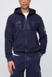 Толстовка Gap Vintage Soft Full-Zip Navy Uniform