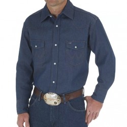 Рубашка джинсовая Wrangler Cowboy Cut Western - Rigid
