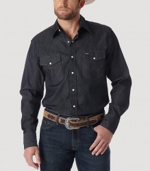 Джинсовая рубашка Wrangler Advanced Comfort Premium Performance