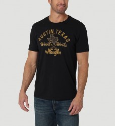 Футболка Wrangler Austin Texas Graphic Black T-Shirt