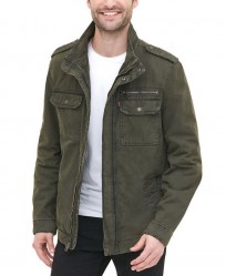 Куртка Levis Cotton Olive Green Military Jacket