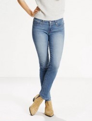 Женские джинсы Levis 711 Skinny Worn Fade