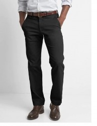 Брюки мужские Gap Original Straight Fit Khakis Pant Black