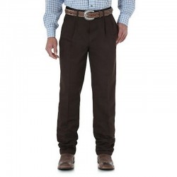 Брюки Wrangler Riata Pleated Front Relaxed Fit - Dark Brown