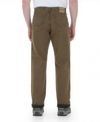 Джинси на флісовій підкладці Wrangler Rugged Wear Thermal - Night Brown
