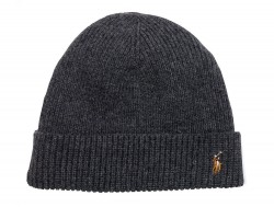 Шапка Polo Ralph Lauren Signature Cuffed Merino Windsor Heather