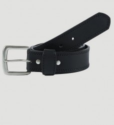 Buffalo Leather Classic Black Belt