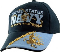 Бейсболка Eagle Crest Navy We Own The Seas