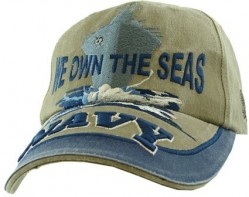 Бейсболка Eagle Crest Navy We Own The Seas Khaki